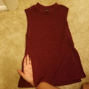 Sexy evening shirt with slits